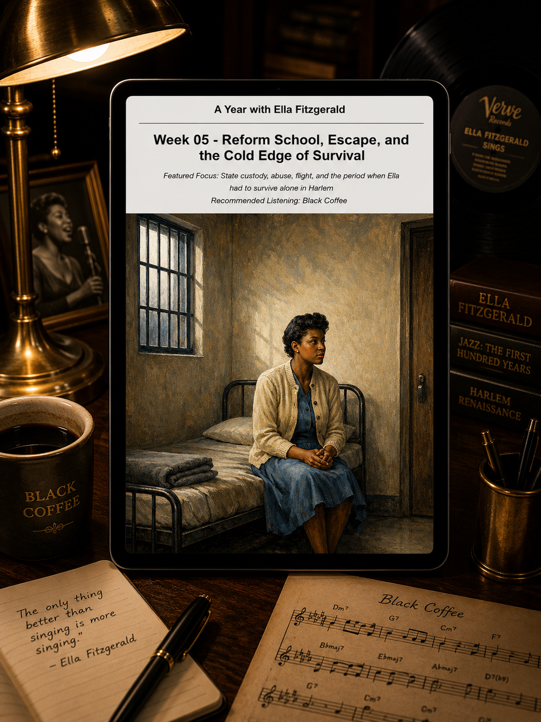 A Year with Ella Fitzgerald — A 52-Week Guided Music Journal