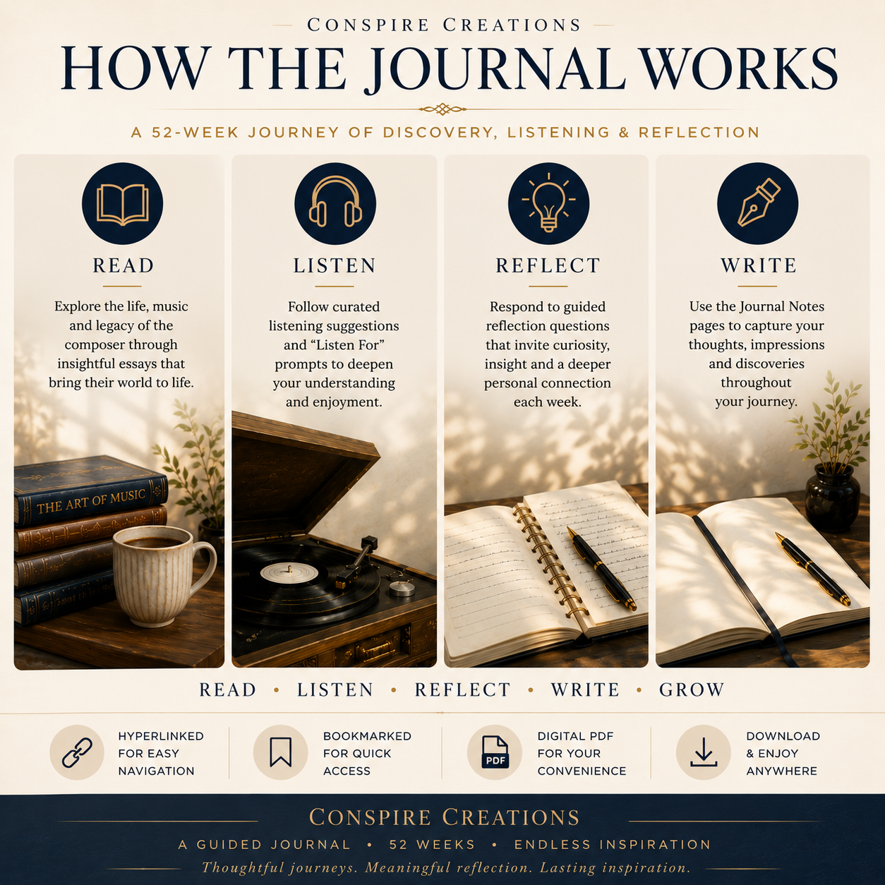 A Year with Jazz Drums — A 52-Week Guided Music Journal