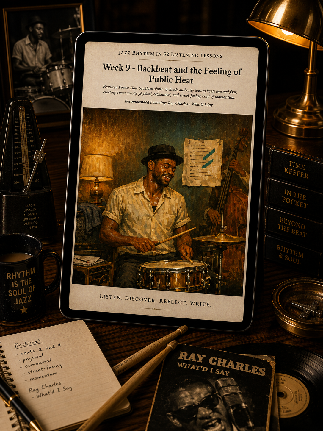 Jazz Rhythm in 52 Listening Lessons — A 52-Week Guided Music Journal