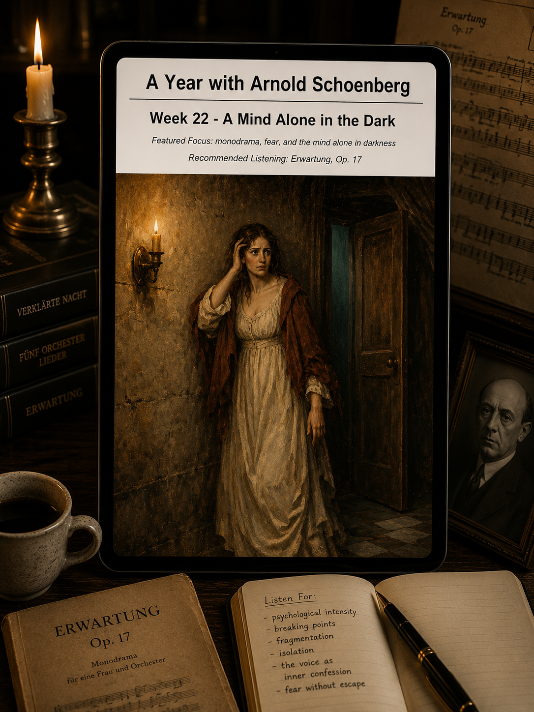 A Year with Arnold Schoenberg — A 52-Week Guided Music Journal
