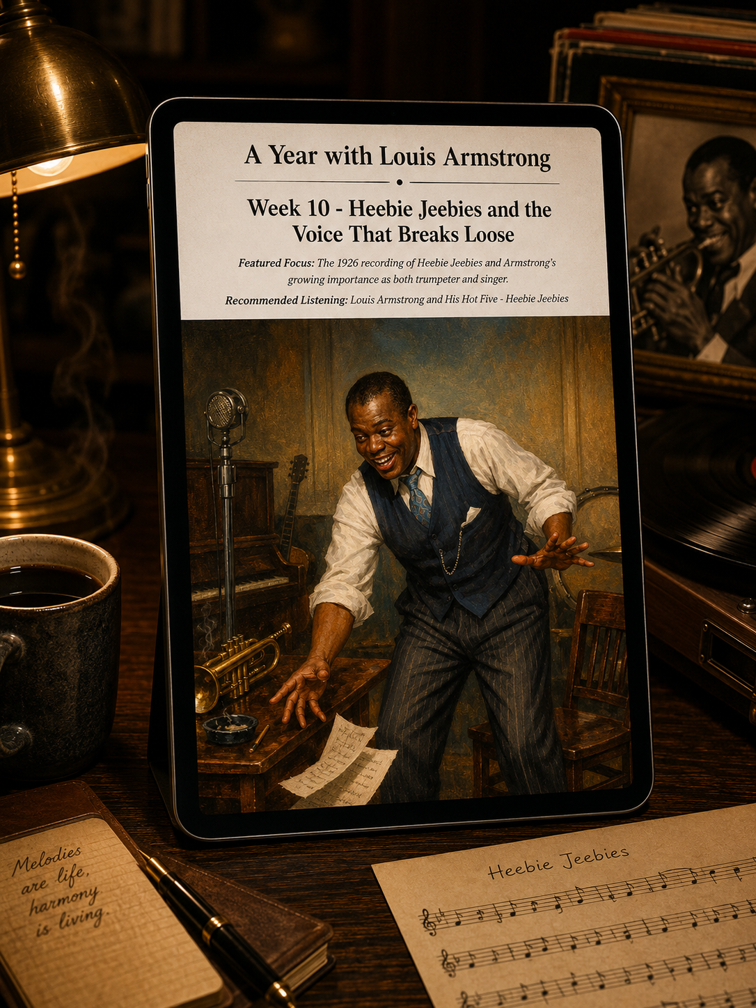 A Year with Louis Armstrong — A 52-Week Guided Music Journal