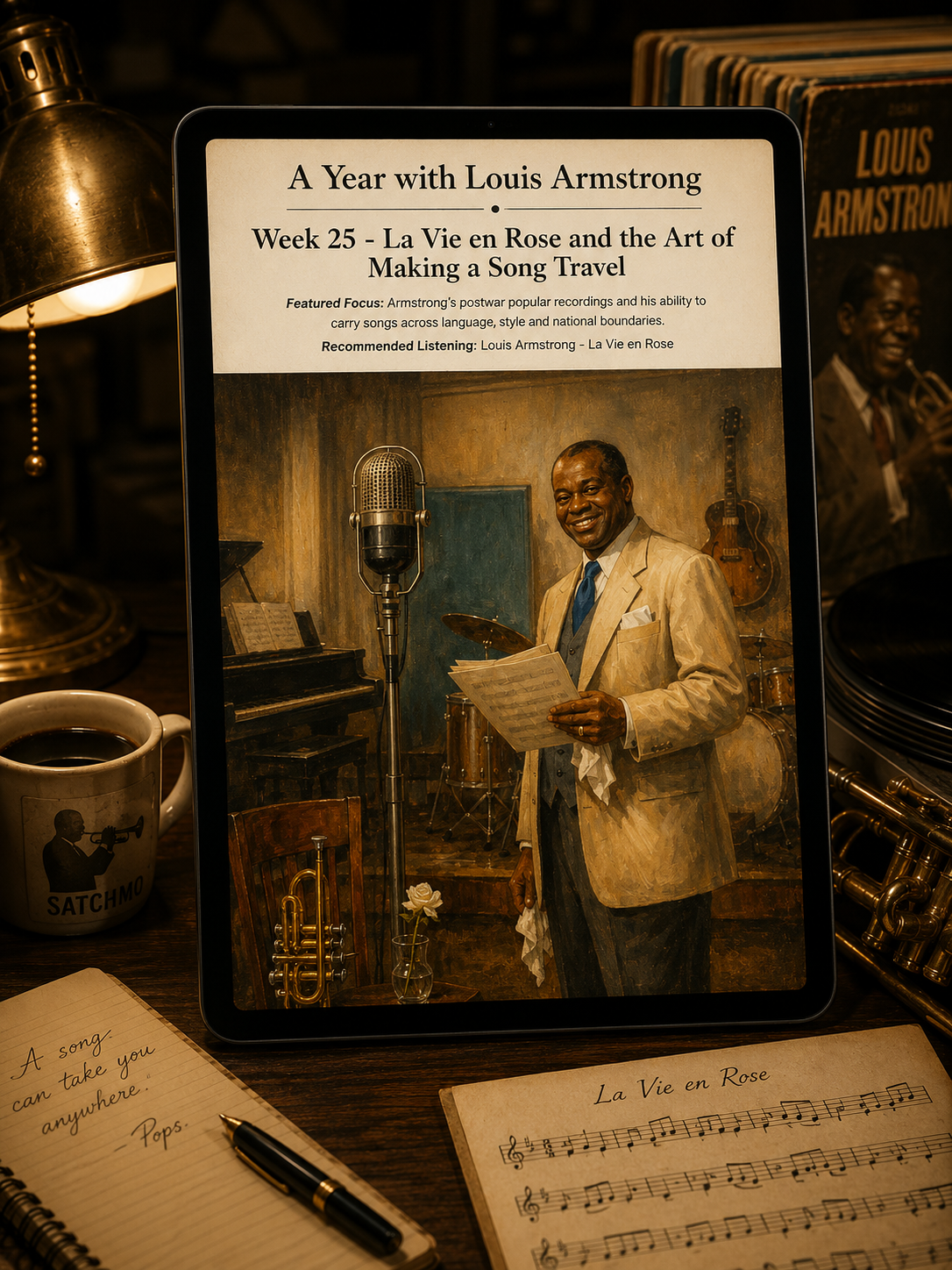 A Year with Louis Armstrong — A 52-Week Guided Music Journal