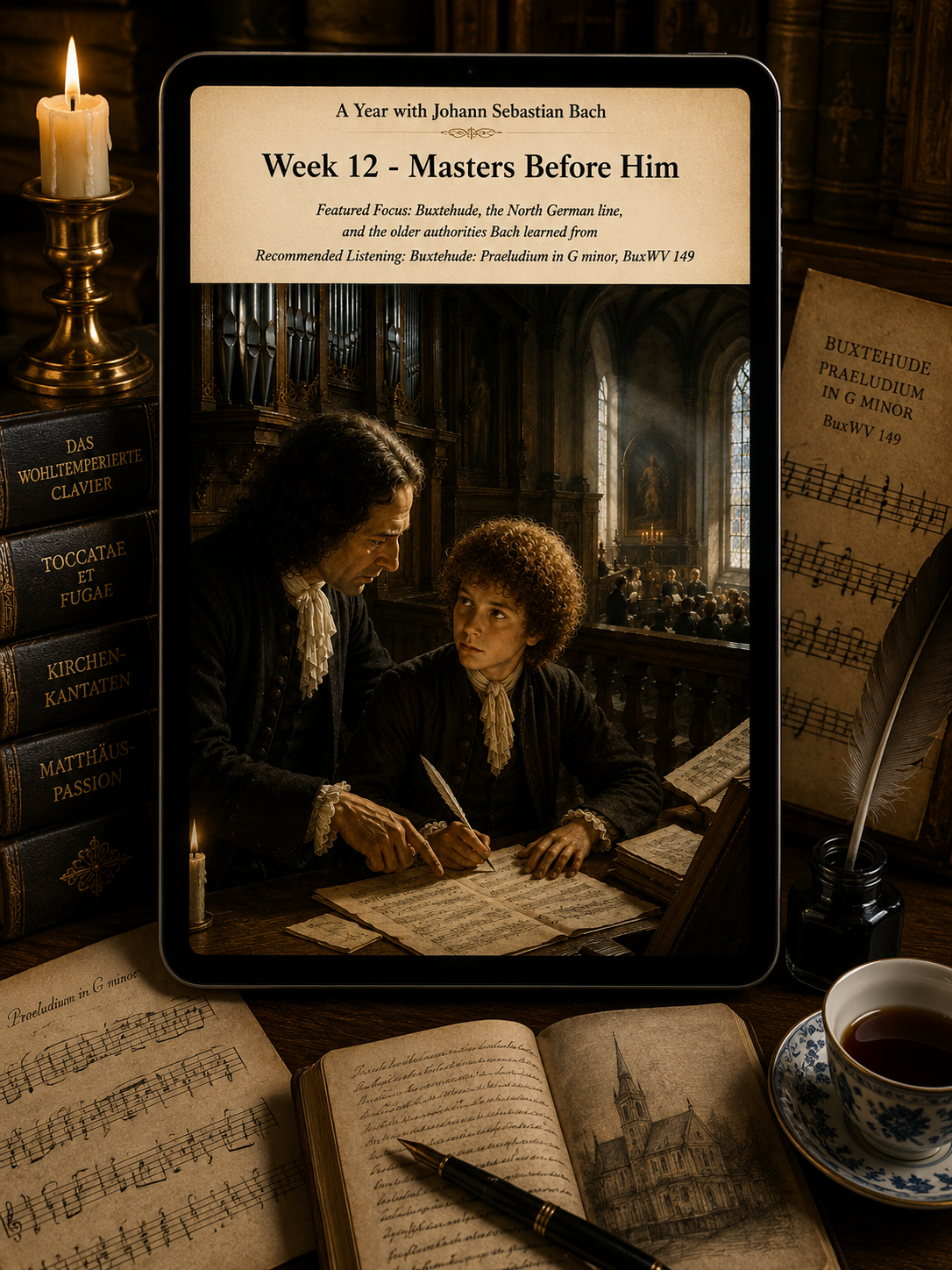 52 Weeks with Johann Sebastian Bach — A Guided Music Journal