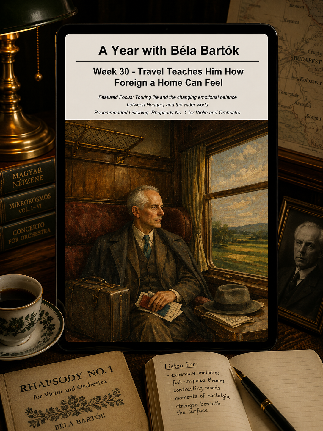 A Year with Béla Bartók — A 52-Week Guided Music Journal