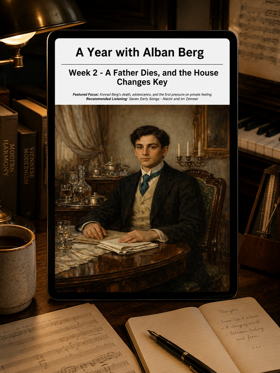 A Year with Alban Berg — A 52-Week Guided Music Journal