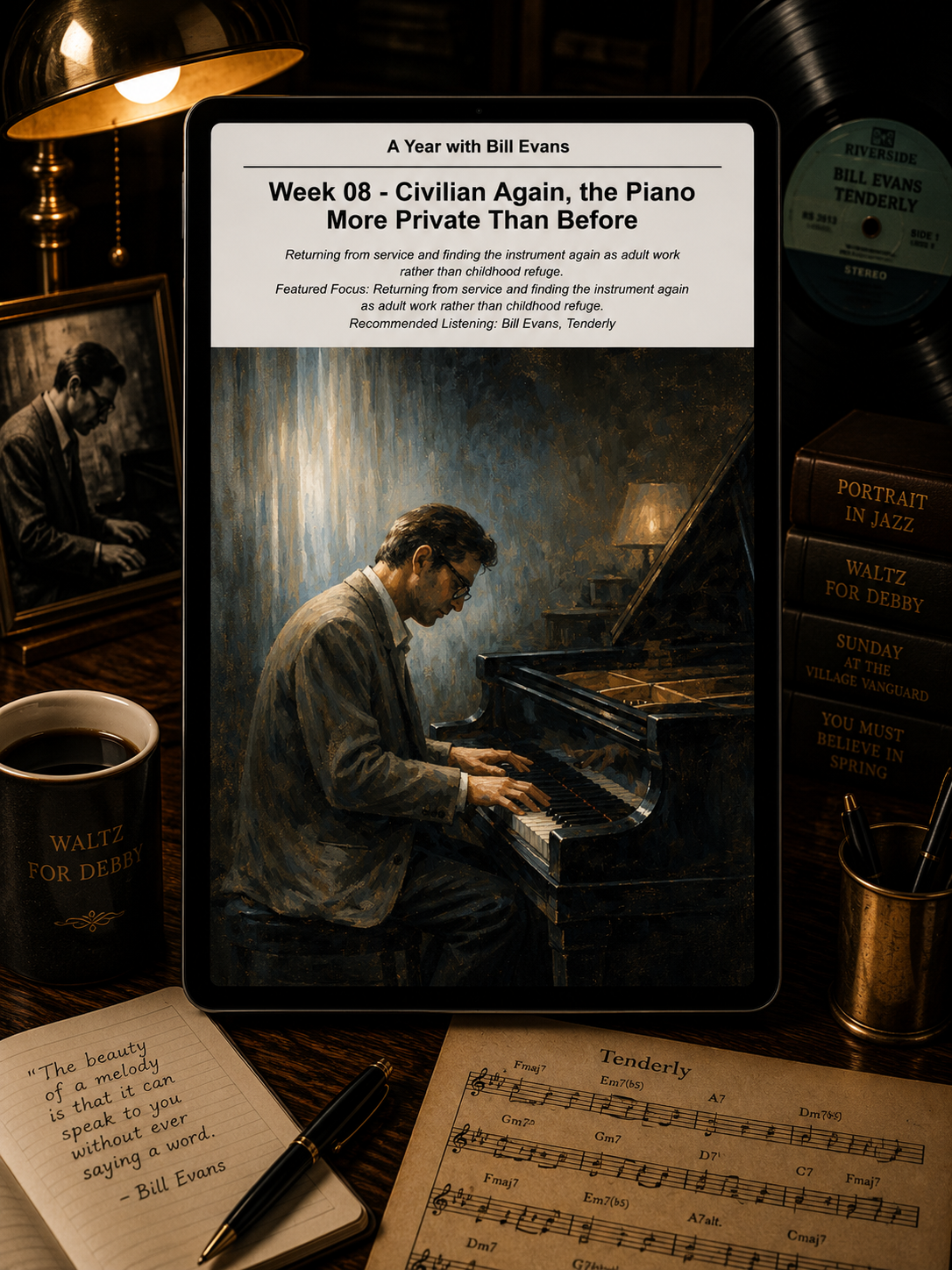 A Year with Bill Evans — A 52-Week Guided Music Journal