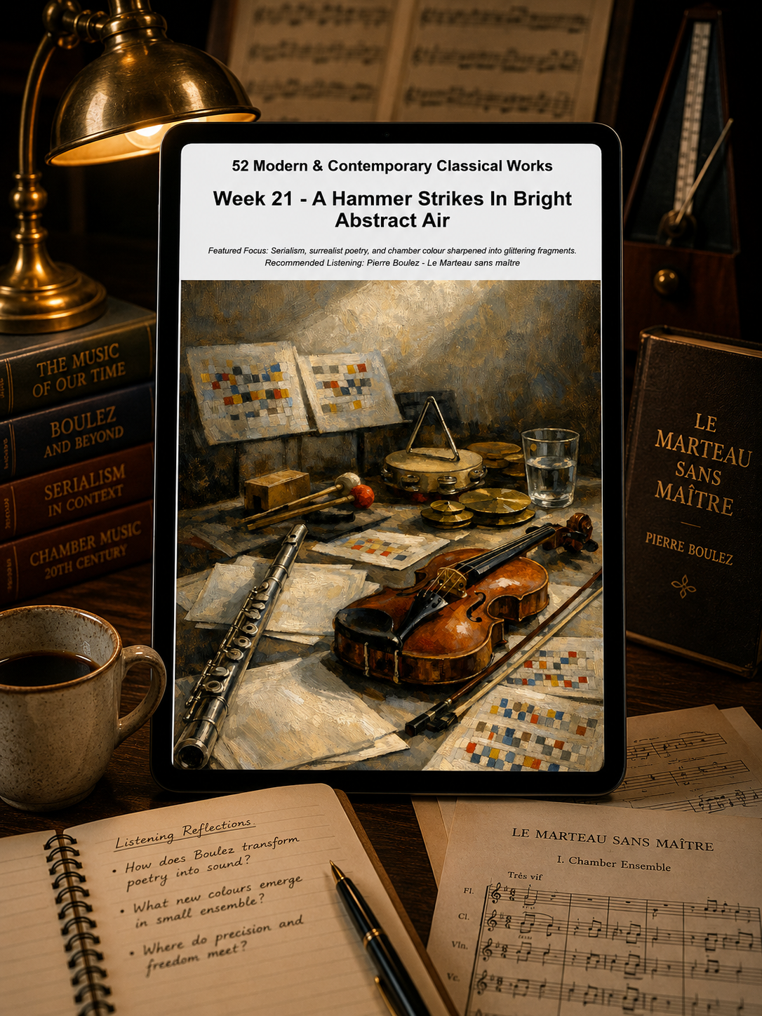 52 Modern & Contemporary Classical Works — A 52-Week Guided Music Journal