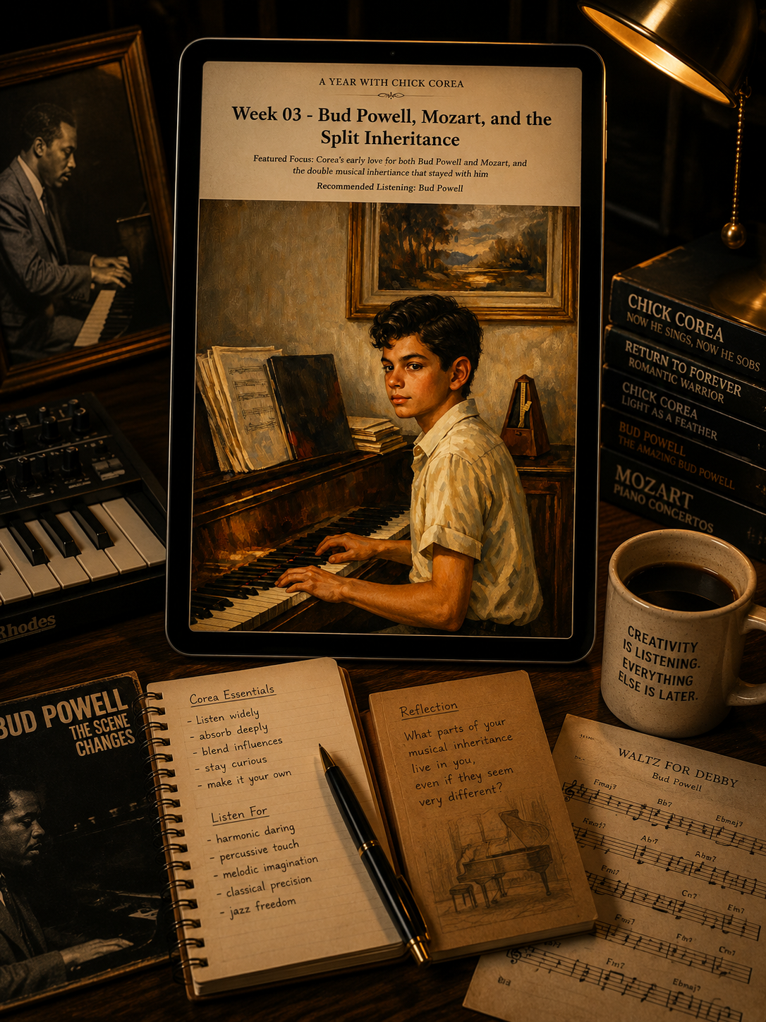 A Year with Chick Corea — A 52-Week Guided Music Journal