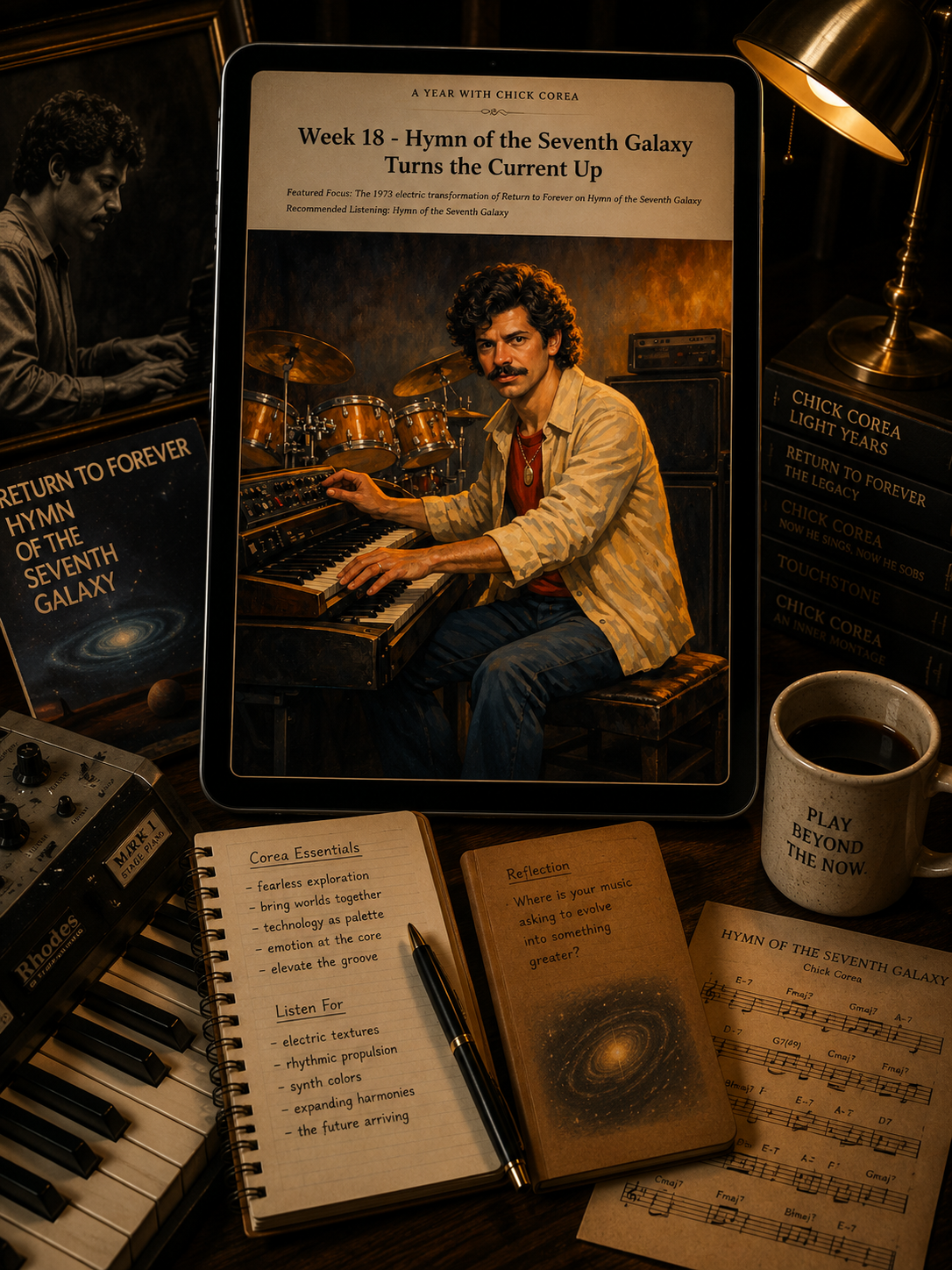 A Year with Chick Corea — A 52-Week Guided Music Journal