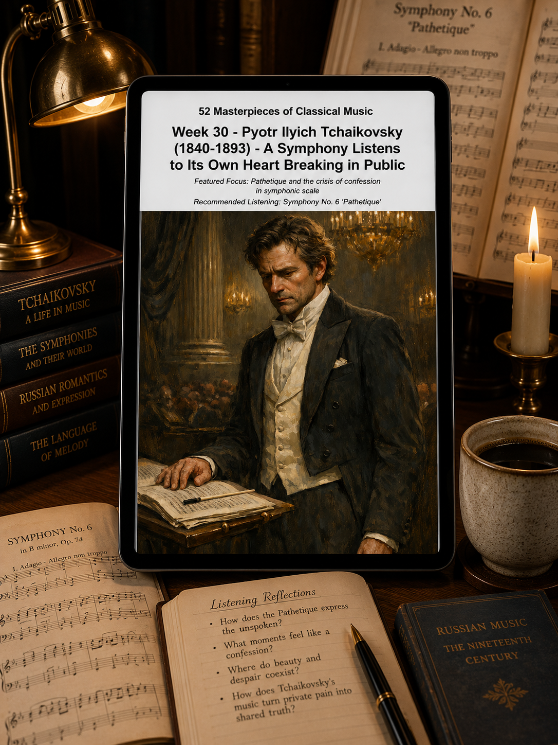 52 Masterpieces of Classical Music — A 52-Week Guided Music Journal