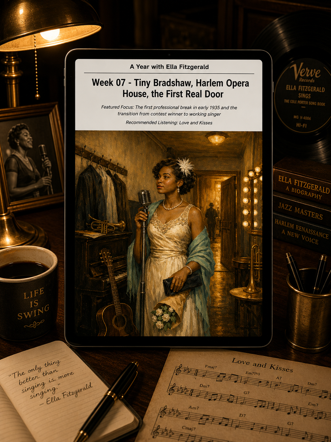 A Year with Ella Fitzgerald — A 52-Week Guided Music Journal