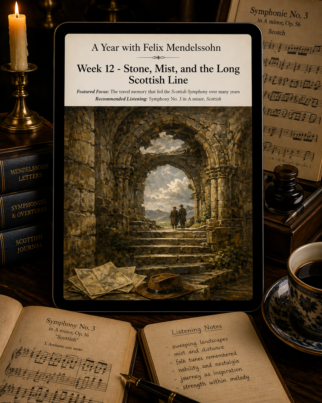 A Year with Felix Mendelssohn — A 52-Week Guided Music Journal