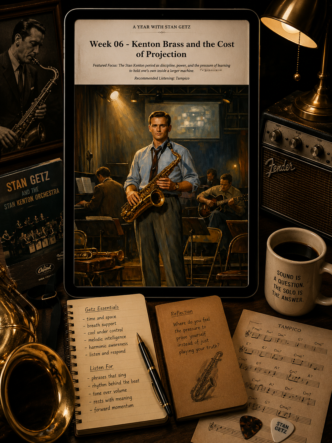 A Year with Stan Getz — A 52-Week Guided Music Journal