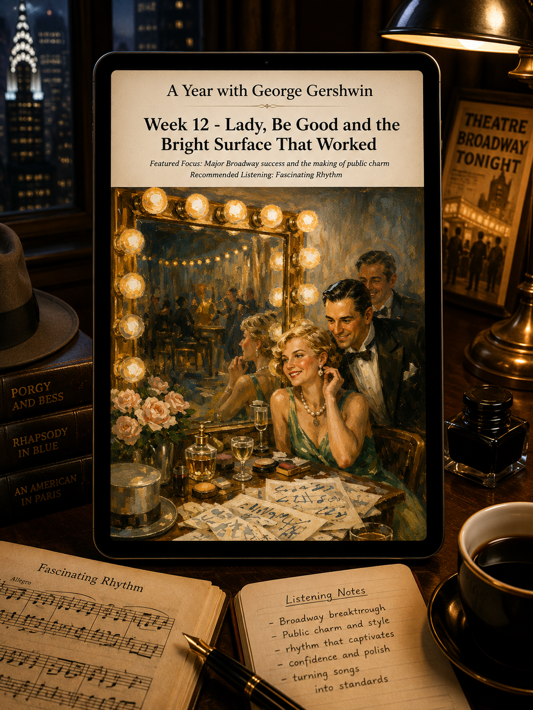 A Year with George Gershwin — A 52-Week Guided Music Journal