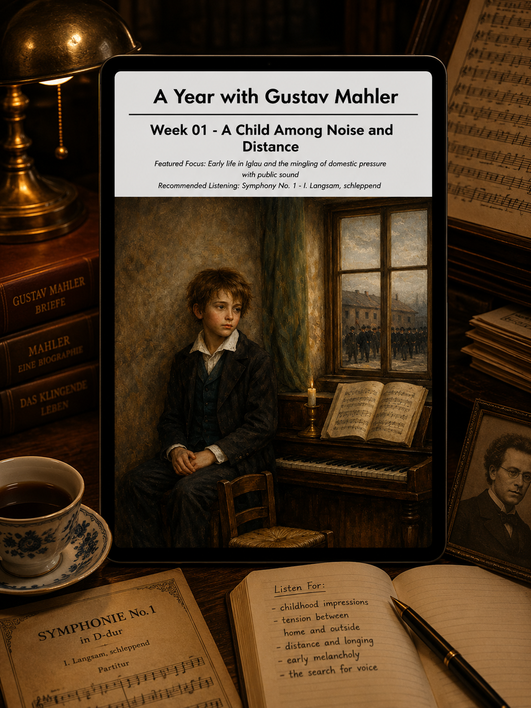 A Year with Gustav Mahler — A 52-Week Guided Music Journal