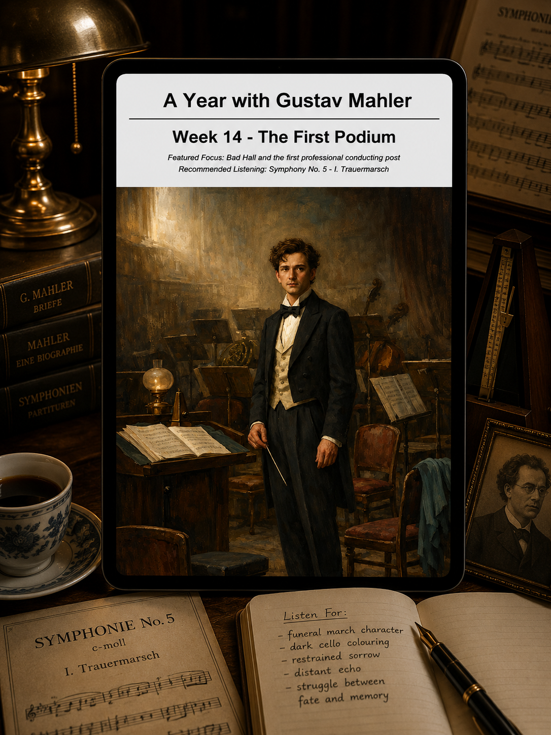 A Year with Gustav Mahler — A 52-Week Guided Music Journal