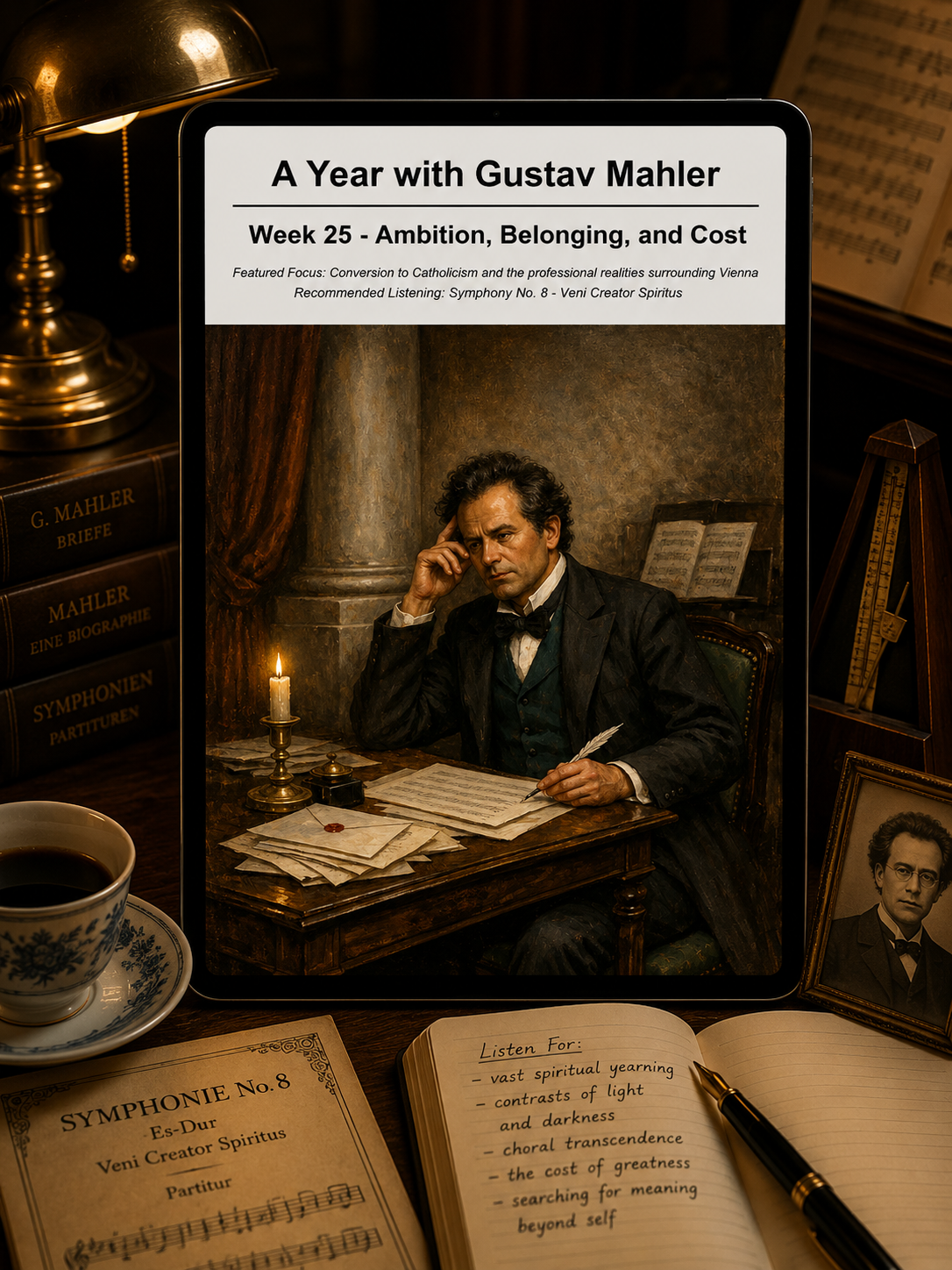 A Year with Gustav Mahler — A 52-Week Guided Music Journal