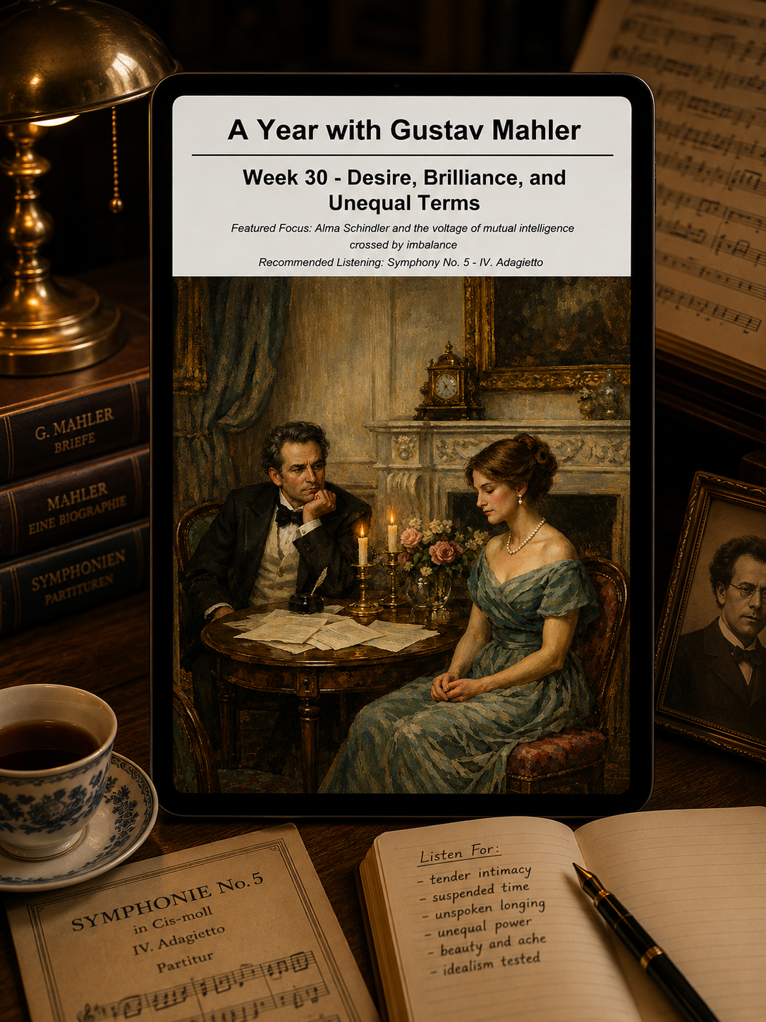 A Year with Gustav Mahler — A 52-Week Guided Music Journal