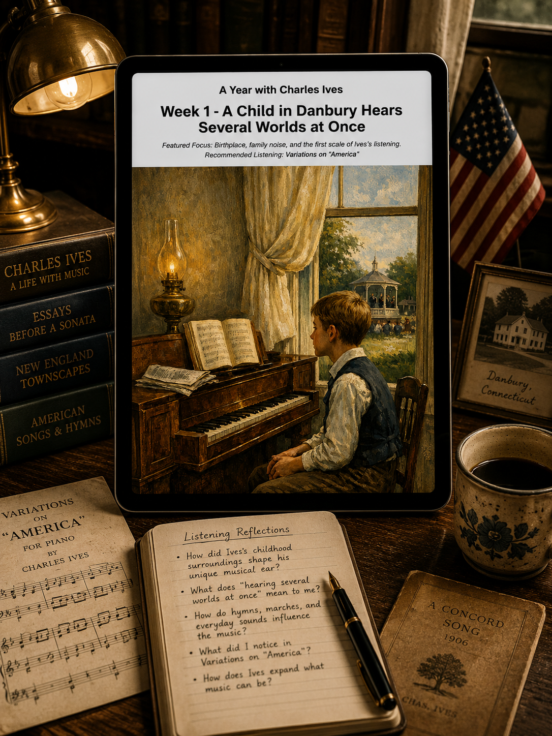 A Year with Charles Ives — A 52-Week Guided Music Journal