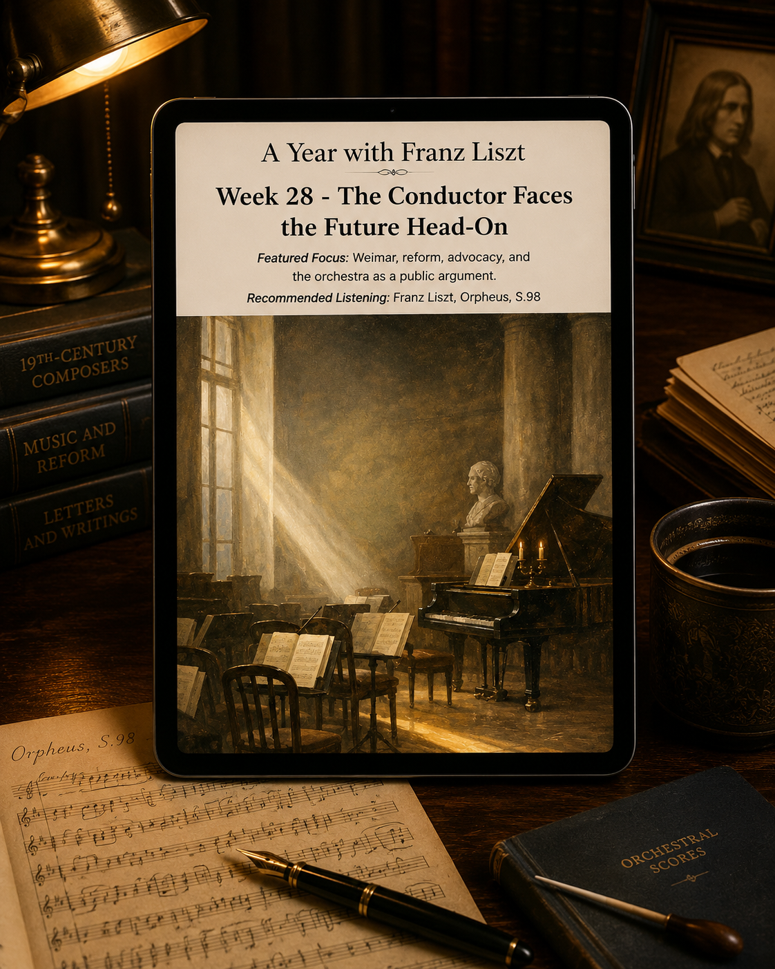 A Year with Franz Liszt — A 52-Week Guided Music Journal