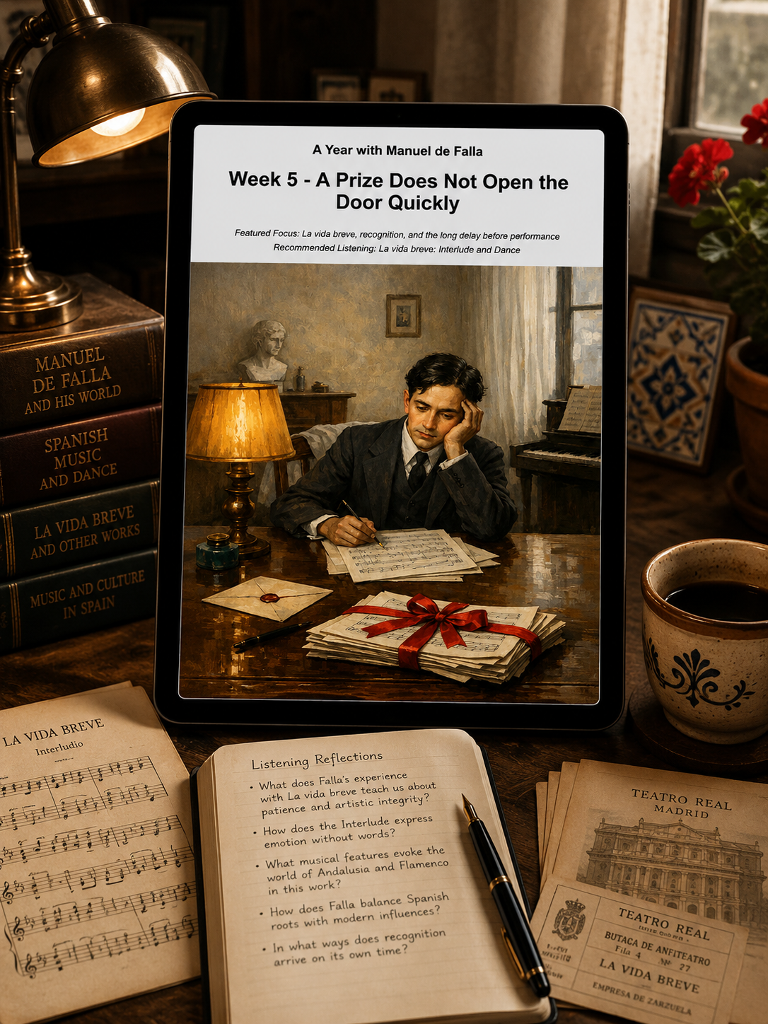 A Year with Manuel de Falla — A 52-Week Guided Music Journal