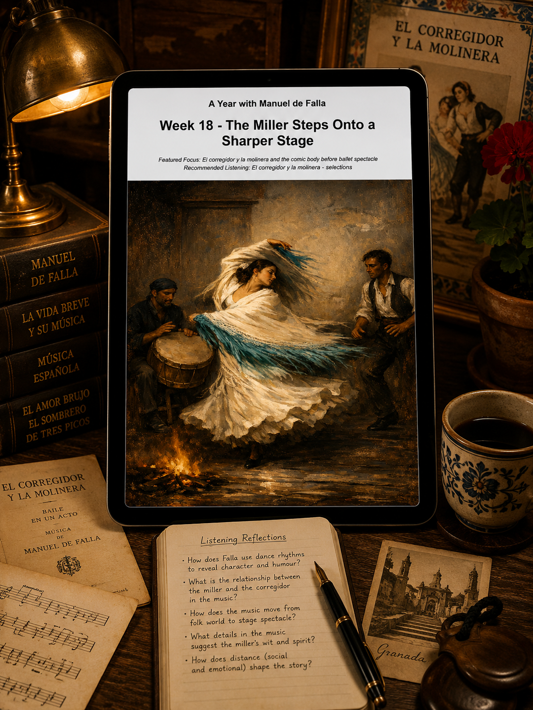 A Year with Manuel de Falla — A 52-Week Guided Music Journal