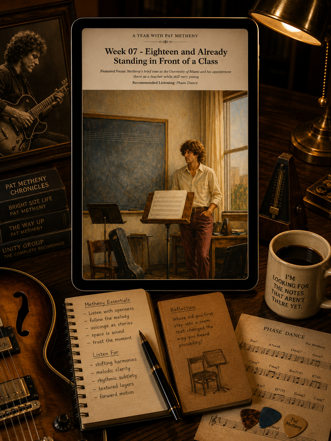 A Year with Pat Metheny — A 52-Week Guided Music Journal