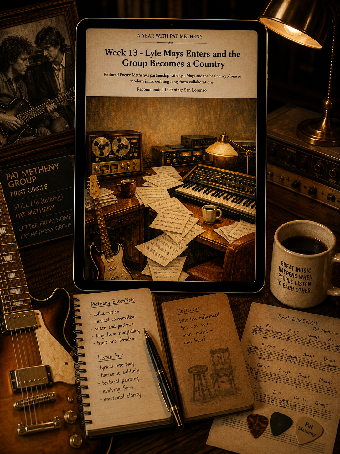 A Year with Pat Metheny — A 52-Week Guided Music Journal