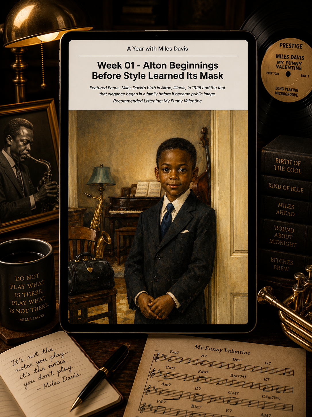 A Year with Miles Davis — A 52-Week Guided Music Journal