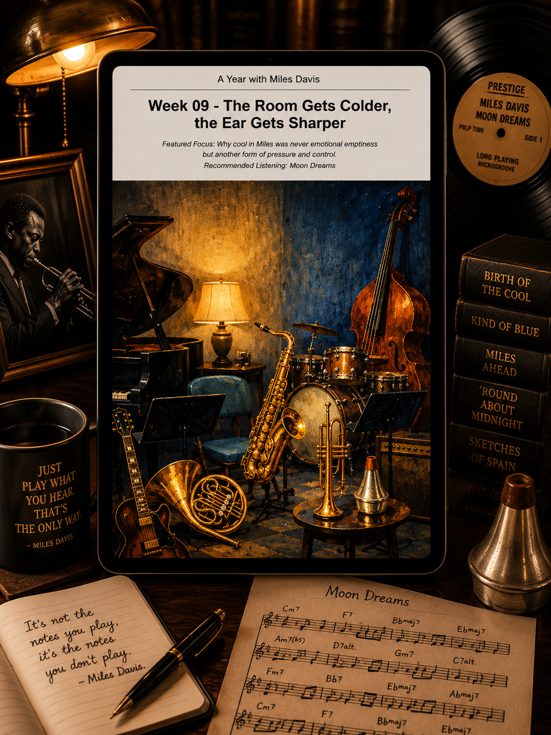 A Year with Miles Davis — A 52-Week Guided Music Journal