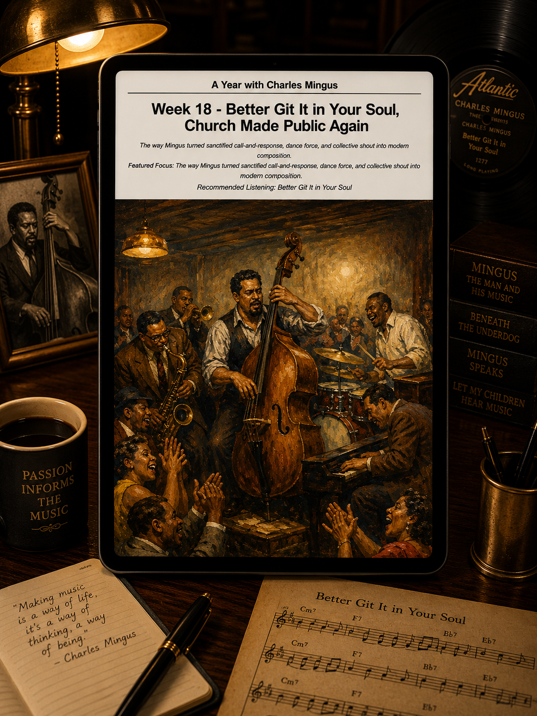 A Year with Charles Mingus — A 52-Week Guided Music Journal