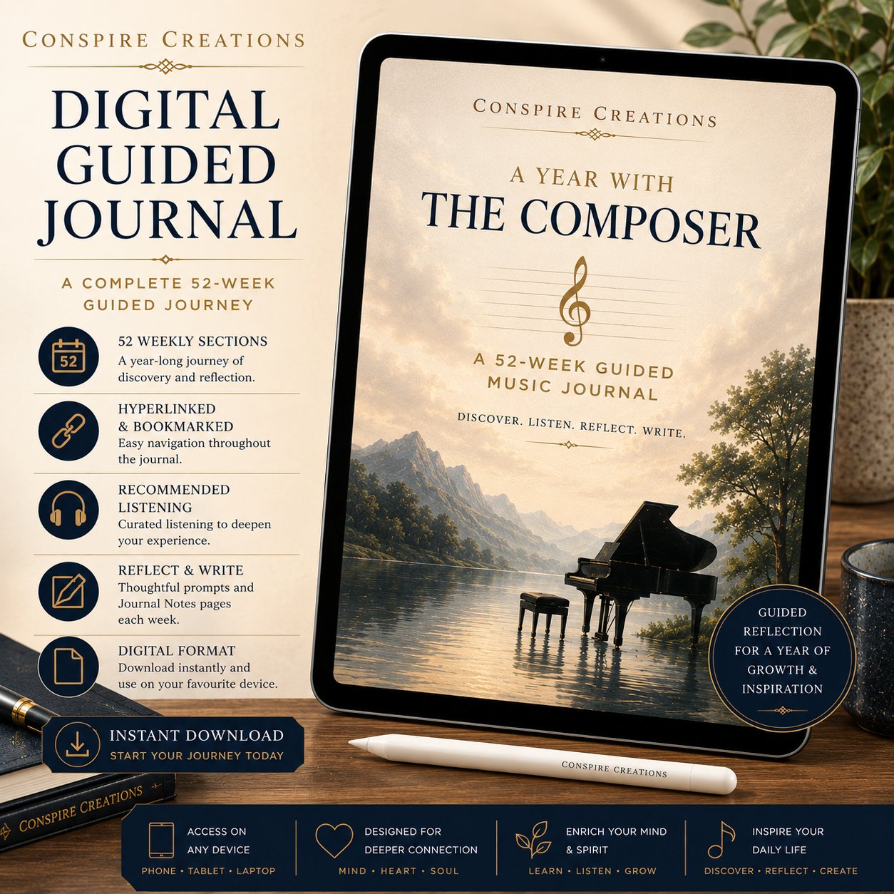 A Year with Giuseppe Verdi — A 52-Week Guided Music Journal