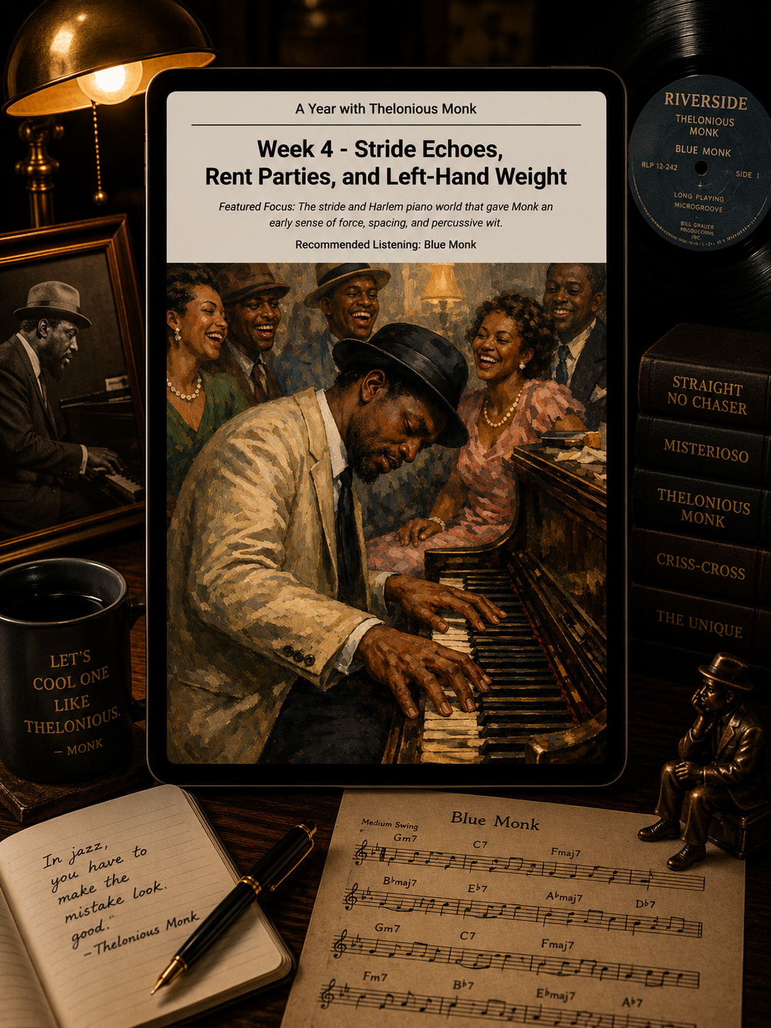 A Year with Thelonious Monk — A 52-Week Guided Music Journal