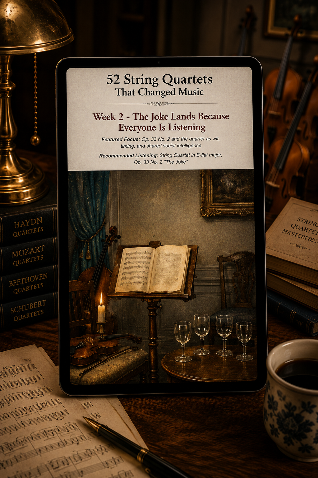 52 String Quartets That Changed Music — A 52-Week Guided Music Journal