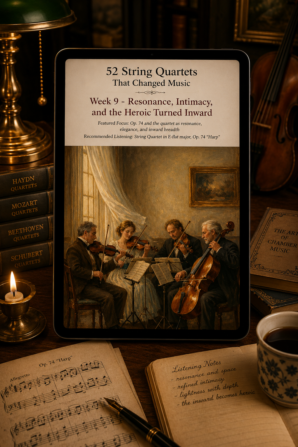 52 String Quartets That Changed Music — A 52-Week Guided Music Journal