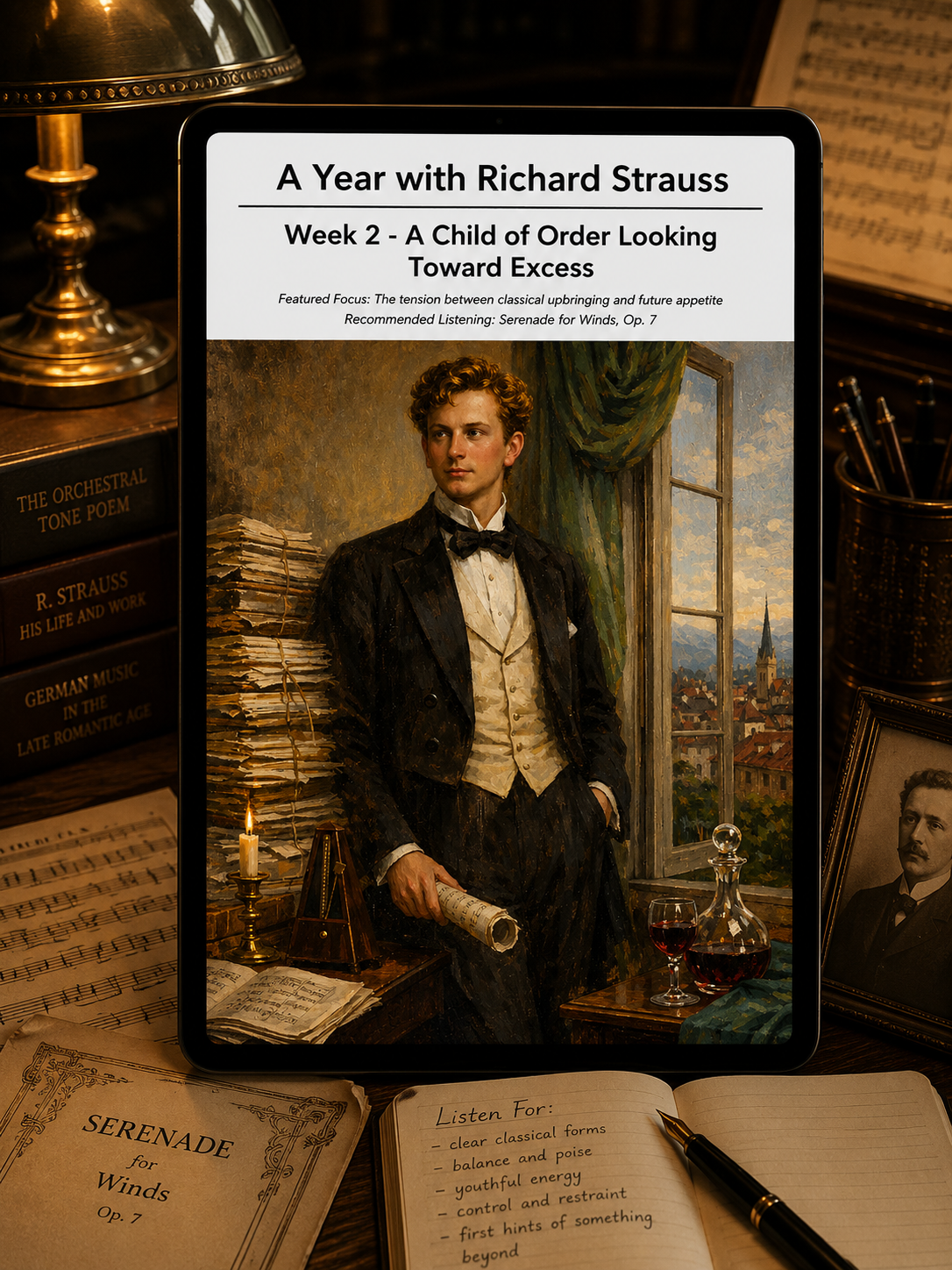 A Year with Richard Strauss — A 52-Week Guided Music Journal