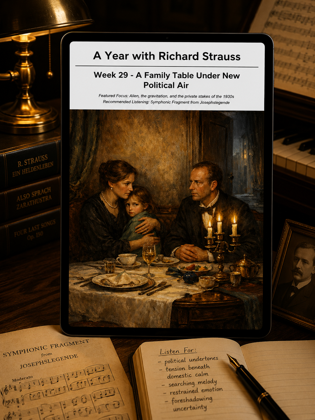 A Year with Richard Strauss — A 52-Week Guided Music Journal