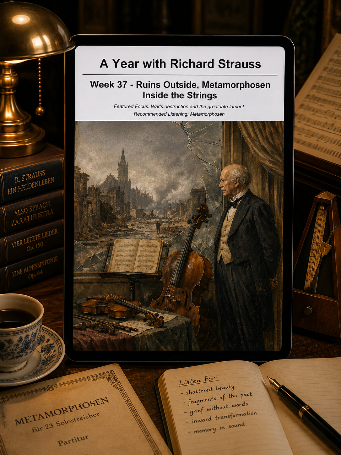 A Year with Richard Strauss — A 52-Week Guided Music Journal