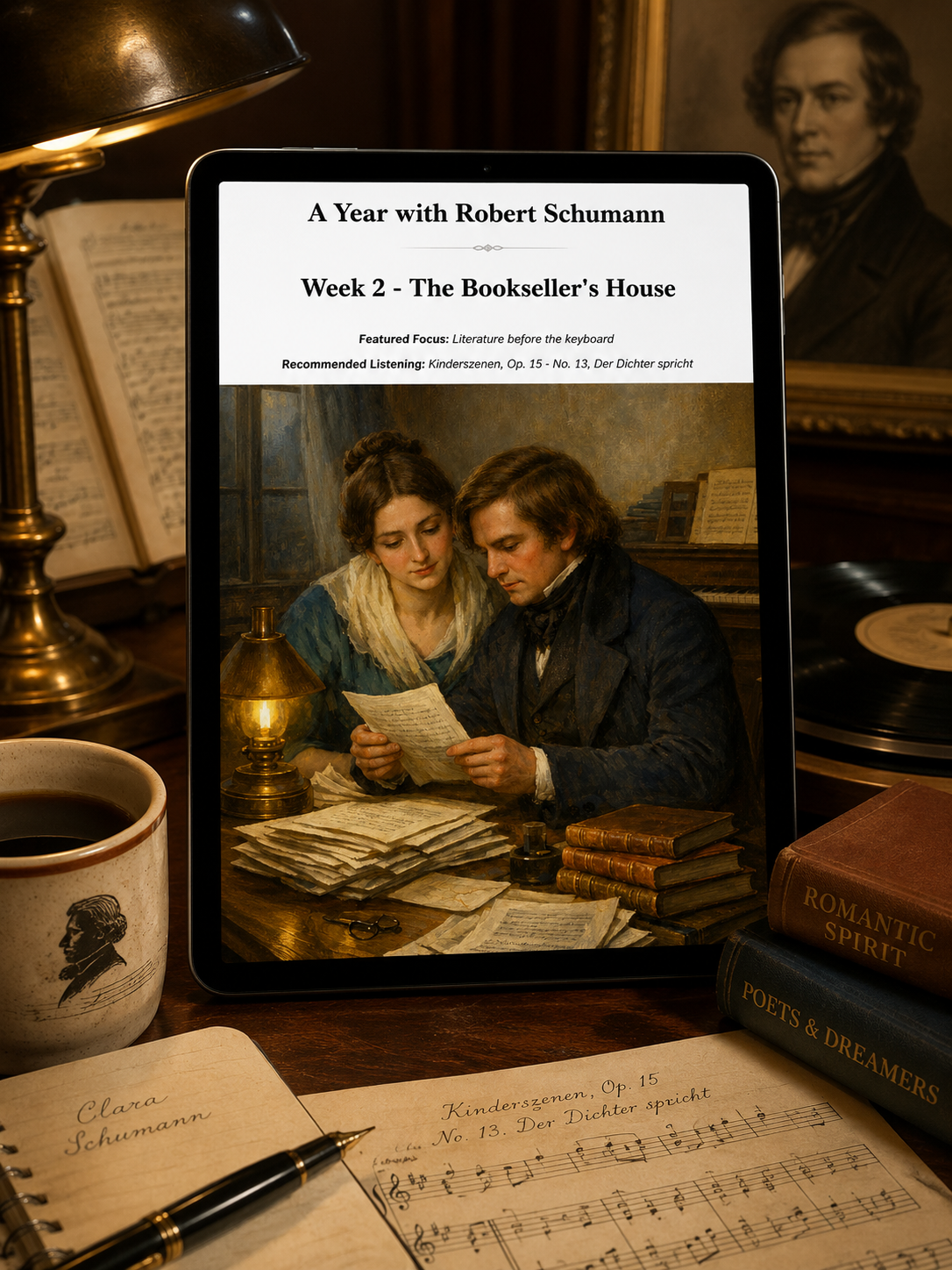 A Year with Robert Schumann — A 52-Week Guided Music Journal
