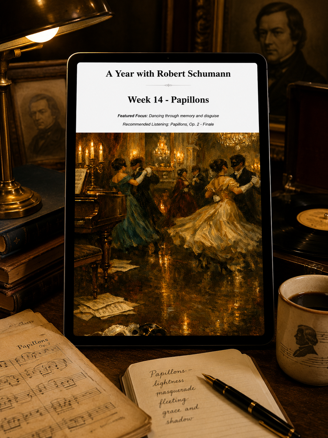 A Year with Robert Schumann — A 52-Week Guided Music Journal