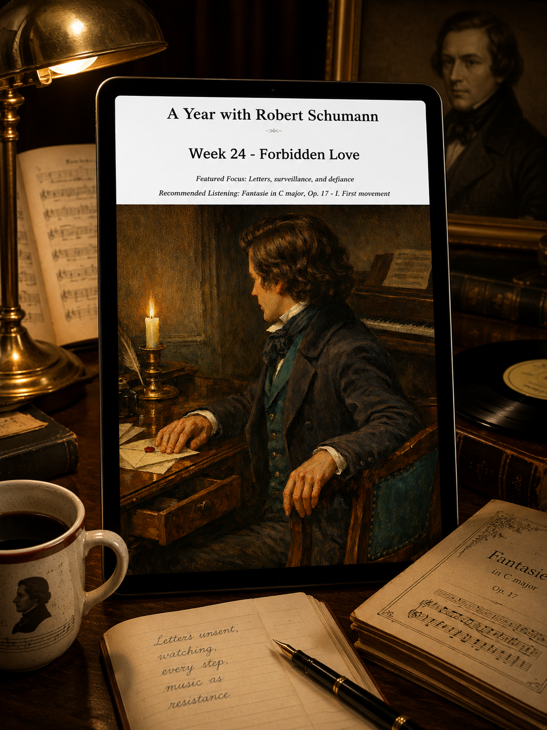 A Year with Robert Schumann — A 52-Week Guided Music Journal