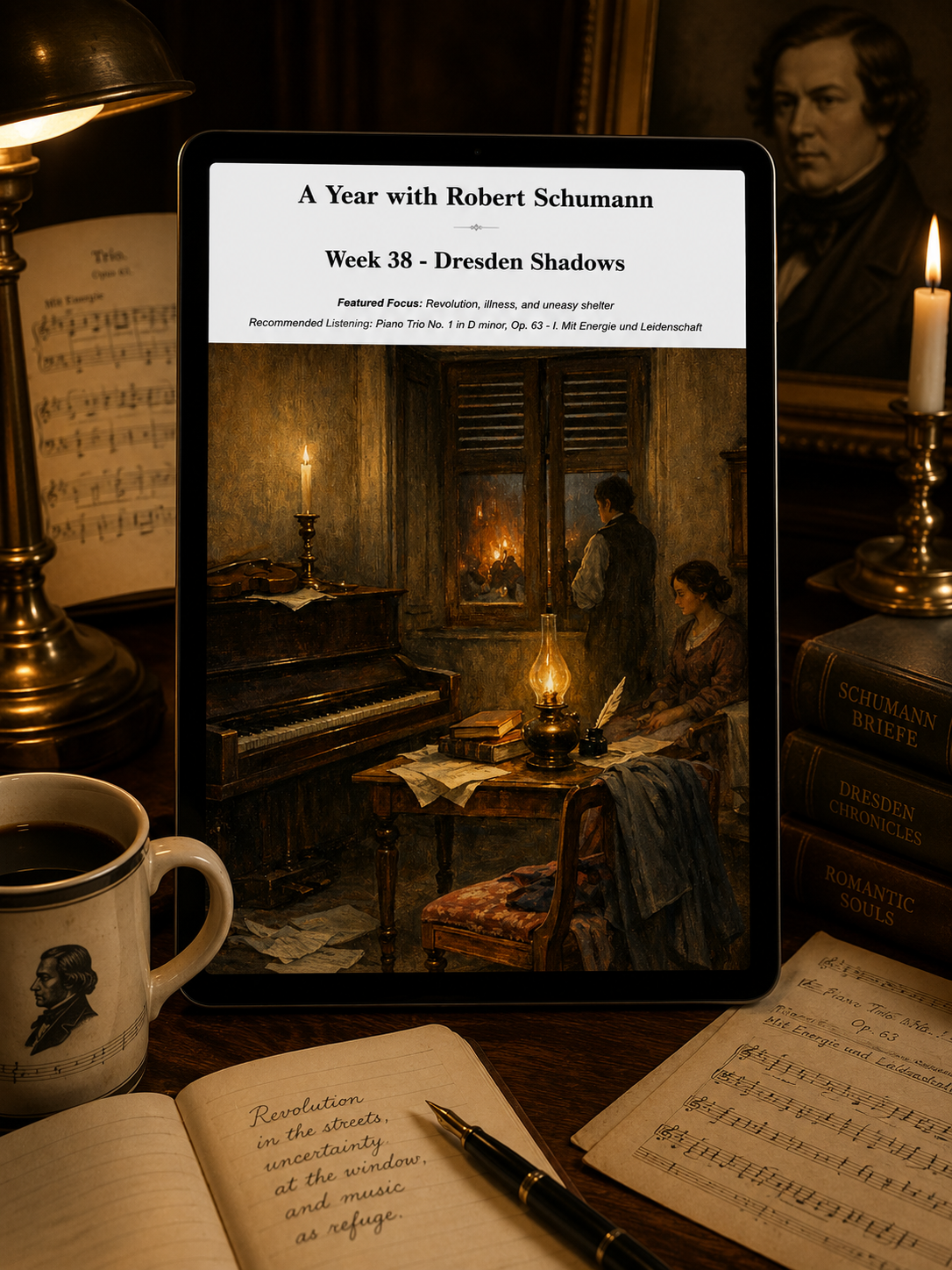 A Year with Robert Schumann — A 52-Week Guided Music Journal
