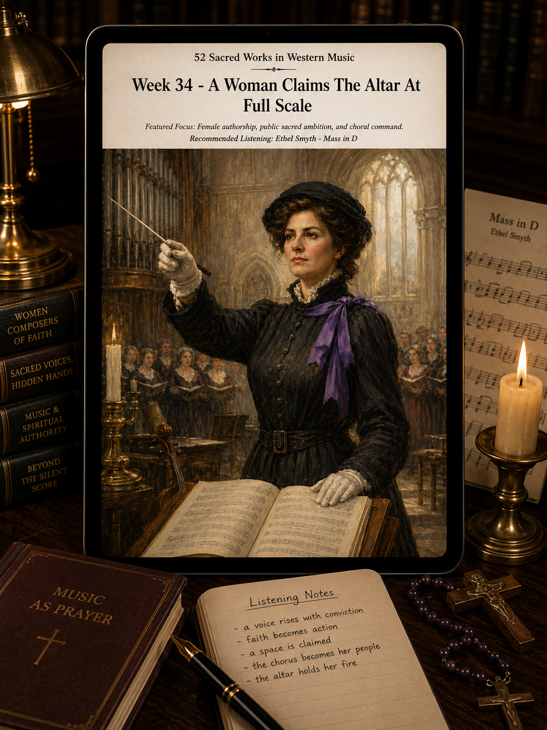 52 Sacred Works in Western Music — A 52-Week Guided Music Journal