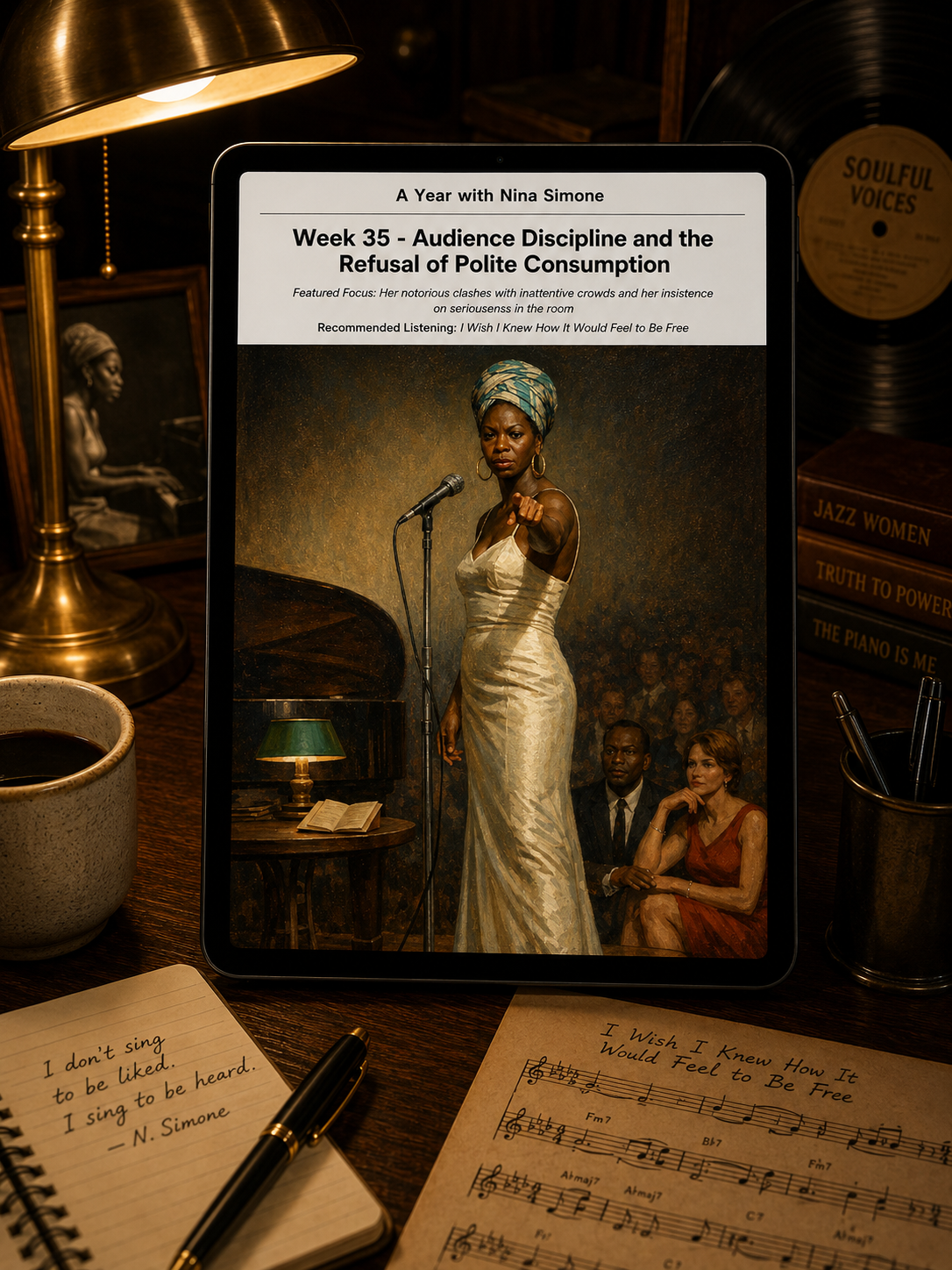 A Year with Nina Simone — A 52-Week Guided Music Journal
