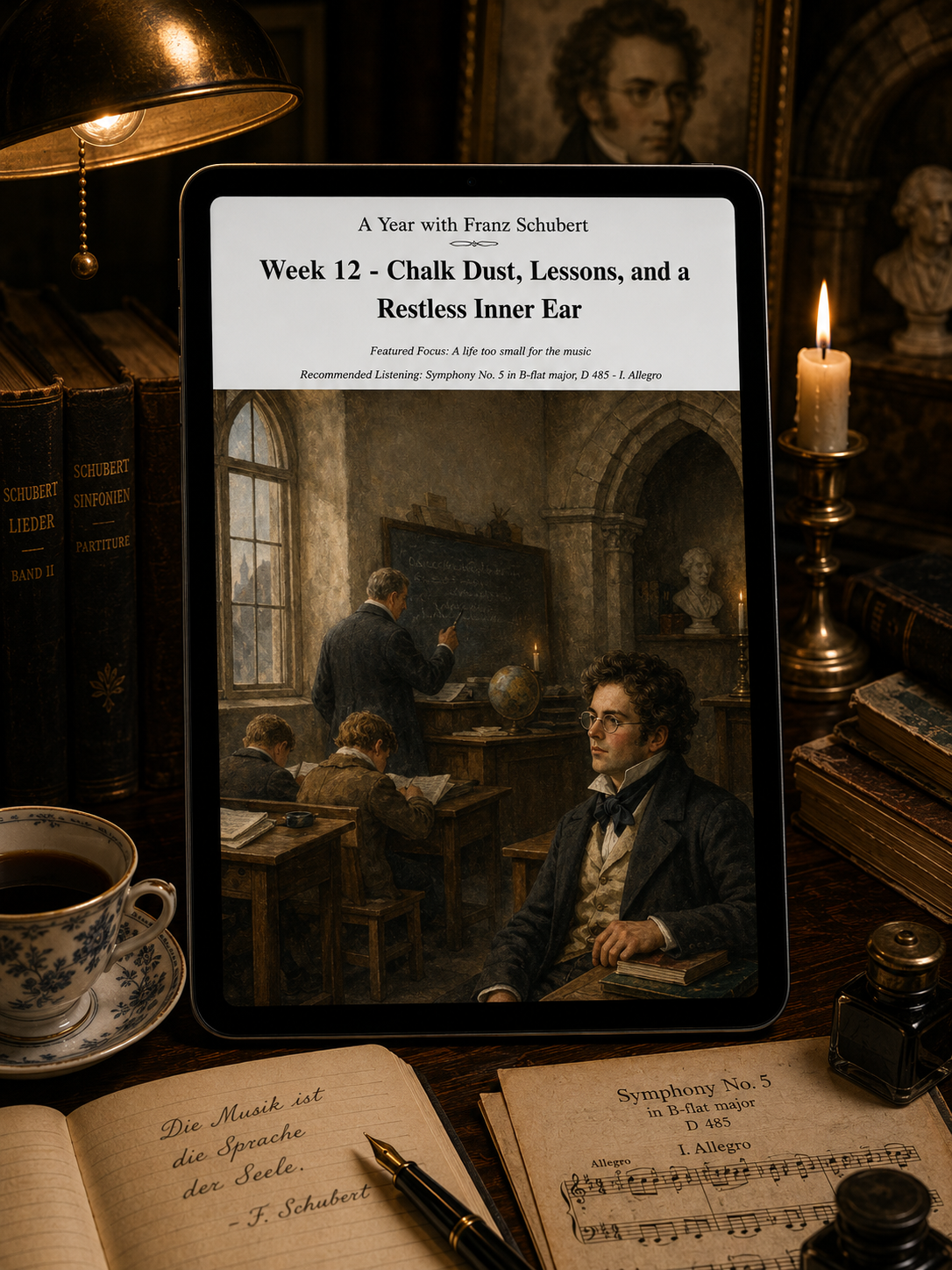 A Year with Franz Schubert — A 52-Week Guided Music Journal