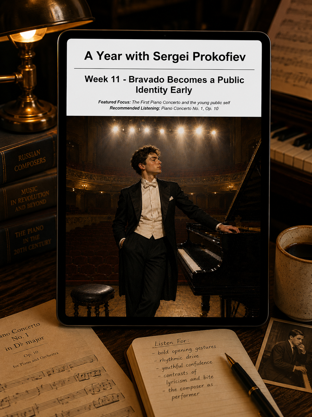 A Year with Sergei Prokofiev — A 52-Week Guided Music Journal