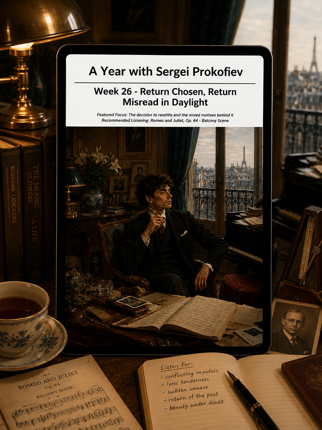 A Year with Sergei Prokofiev — A 52-Week Guided Music Journal
