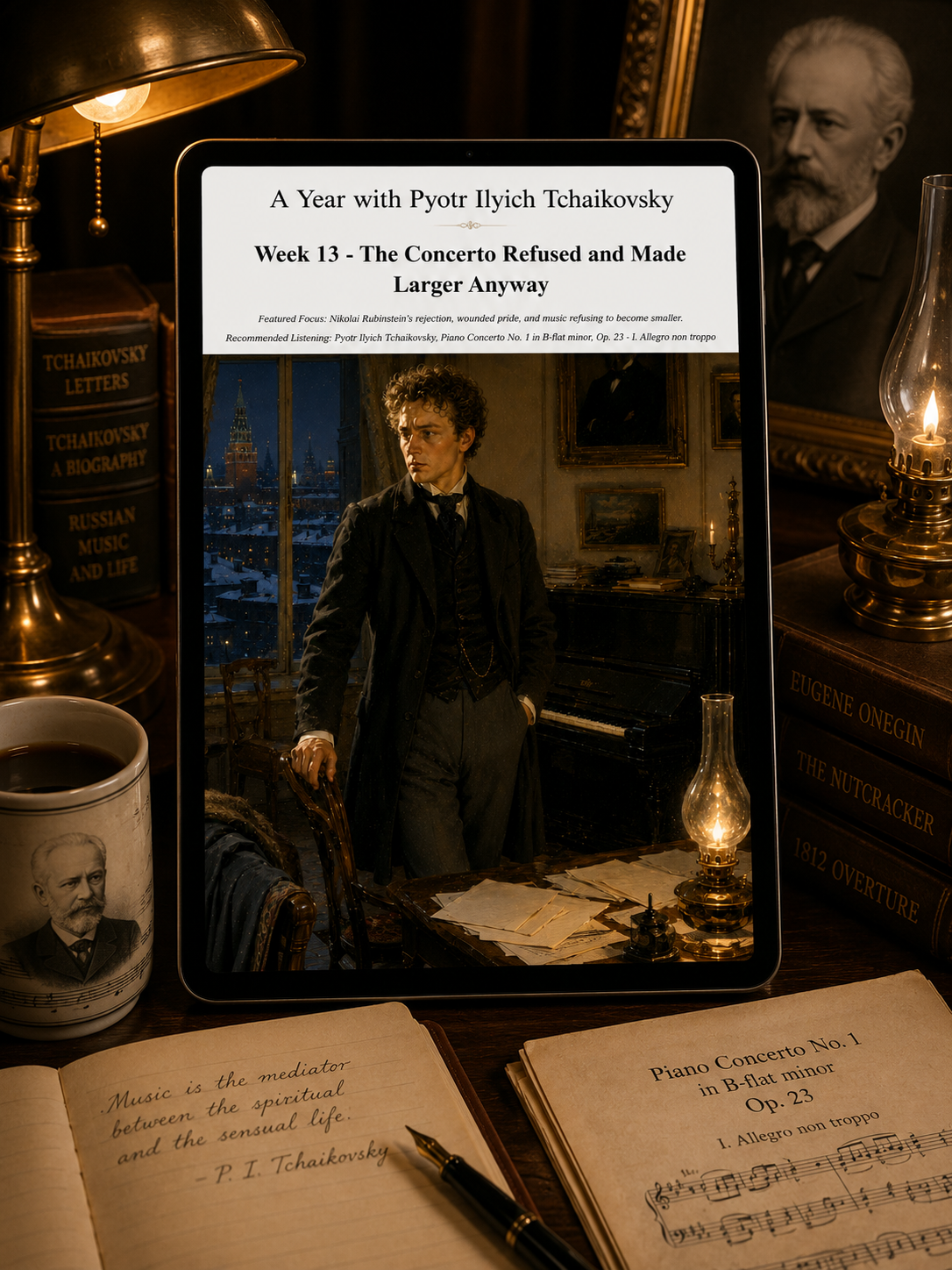 A Year with Pyotr Ilyich Tchaikovsky — A 52-Week Guided Music Journal