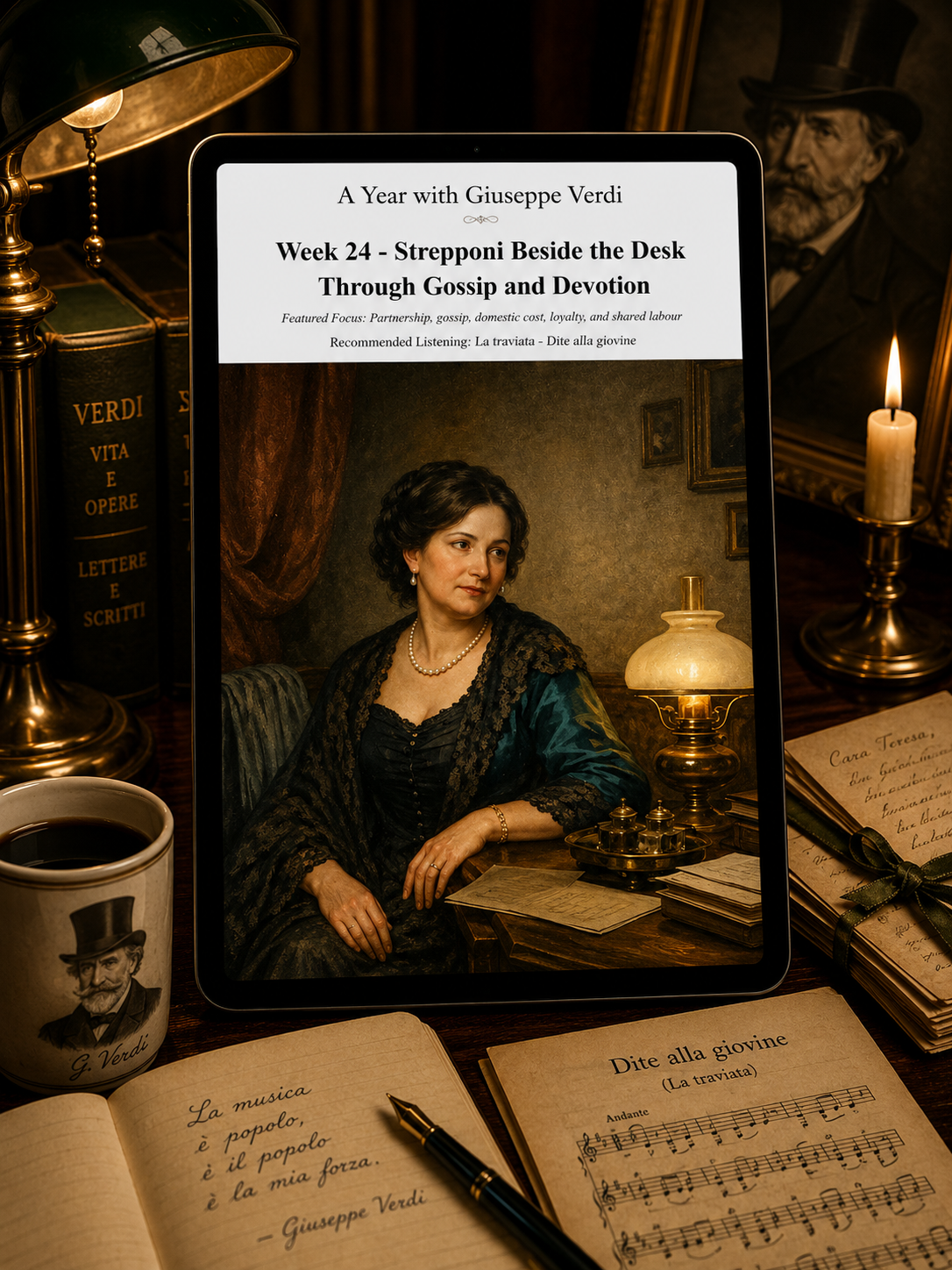 A Year with Giuseppe Verdi — A 52-Week Guided Music Journal