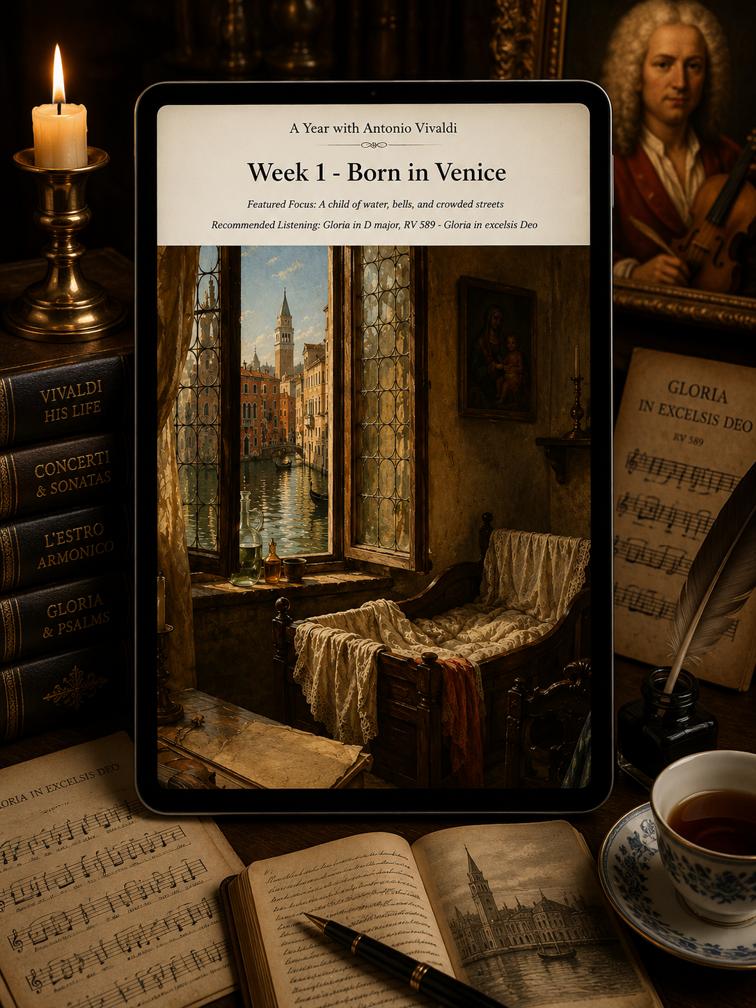 A Year with Antonio Vivaldi — A 52-Week Guided Music Journal